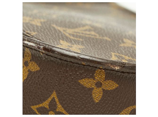 Borsa a tracolla Louis Vuitton Monogram Saint Cloud MM Marrone - vista 6