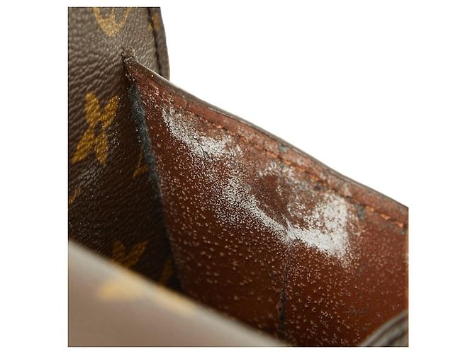 Borsa a tracolla Louis Vuitton Monogram Saint Cloud MM Marrone - vista 9