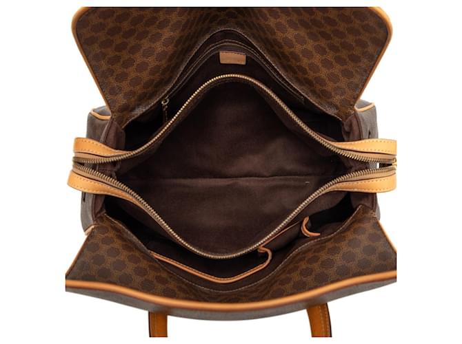 Céline Borsa Celine Macadam Boston Bag Marrone - vista 4