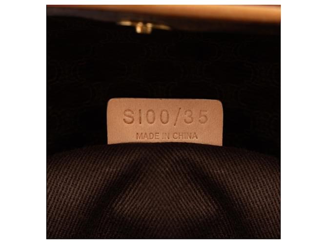 Céline Borsa Celine Macadam Boston Bag Marrone - vista 6