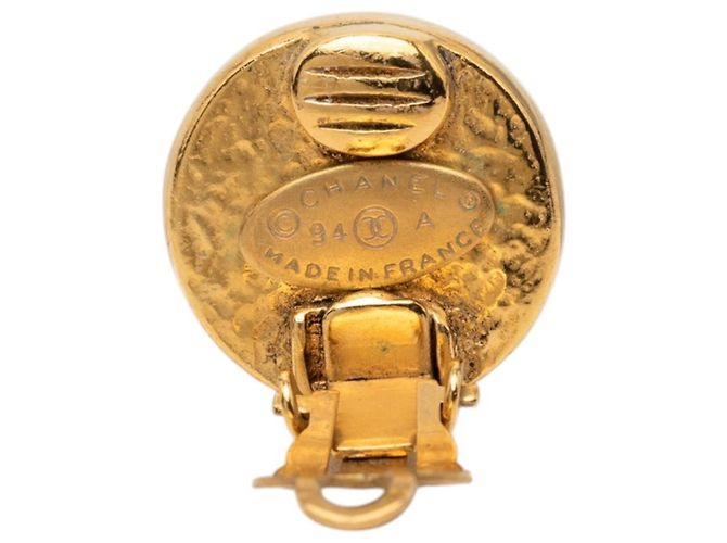 Timeless Orecchini a clip Chanel Coco Mark Vintage D'oro - vue 3
