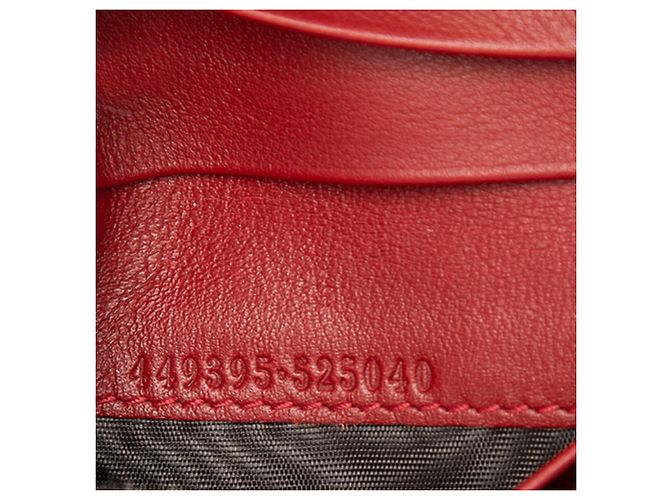 Gucci Microguccissima Bi-fold Wallet Rot - Ansicht 6
