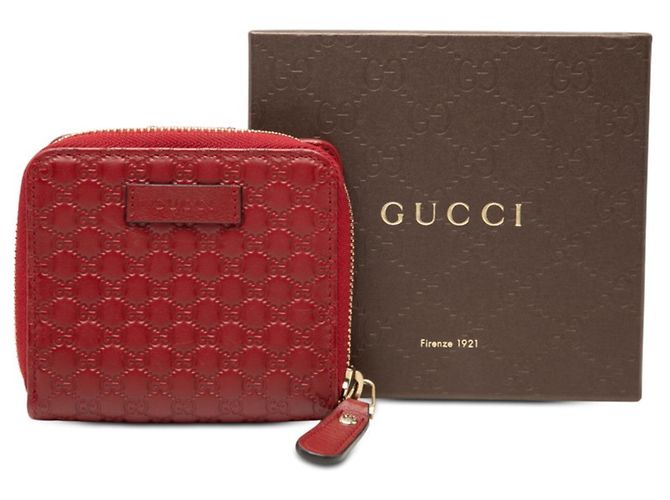 Gucci Microguccissima Bi-fold Wallet Rot - Ansicht 8