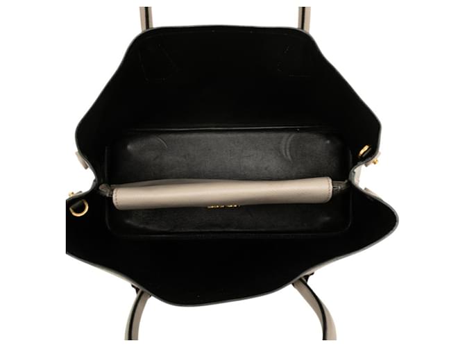 Borsa Prada Cuir Double Beige - vista 4