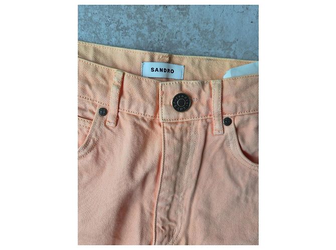 Calça Sandro Degradê Laranja Areia - vista 2