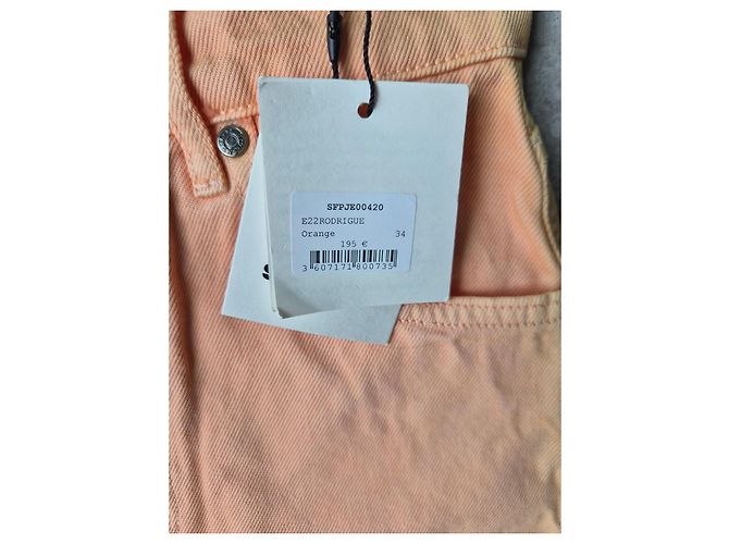 Calça Sandro Degradê Laranja Areia - vista 3
