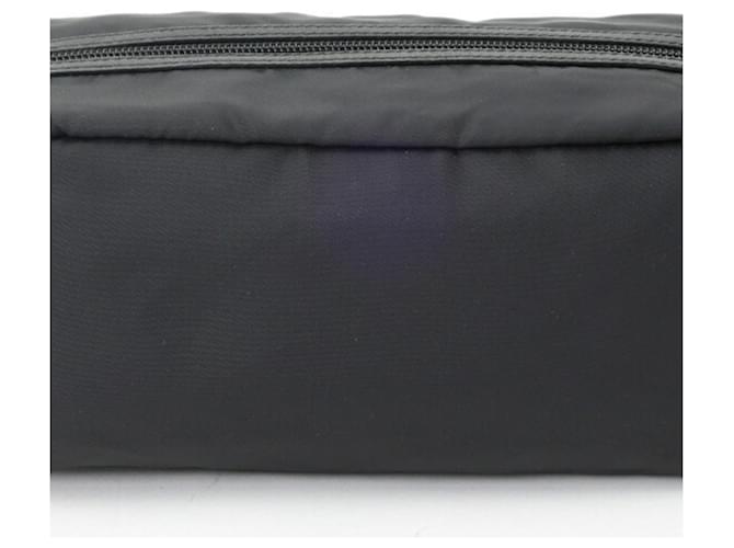 Saffiano Prada Nylon Reisebeutel Schwarz - Ansicht 2