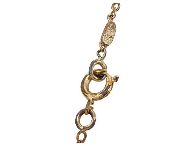 Chanel Coco Mark Halskette Anhänger Schwarz Golden - Ansicht 5