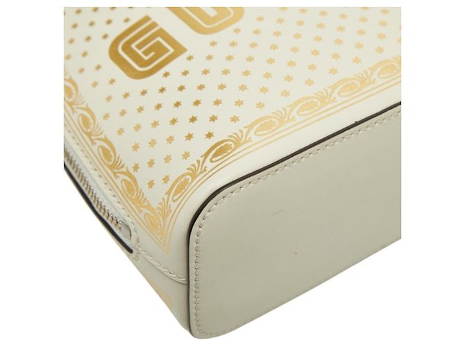 Borsa a tracolla Gucci x SEGA GUCCY D'oro Bianco sporco - vista 5