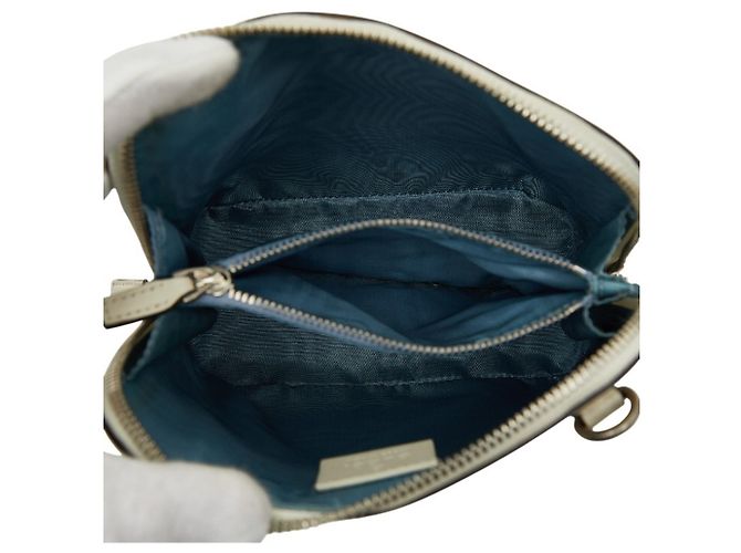 Borsa a tracolla Gucci x SEGA GUCCY D'oro Bianco sporco - vista 8