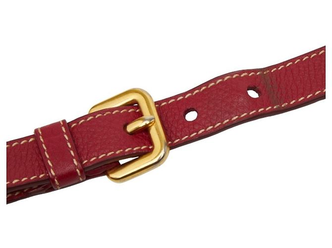 Tote e Borsa a Spalla in Pelle Rossa Prada Rosso - vista 13
