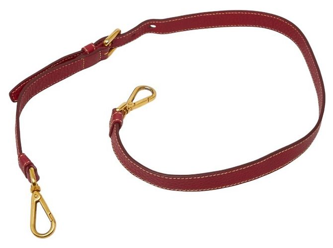 Tote e Borsa a Spalla in Pelle Rossa Prada Rosso - vista 15