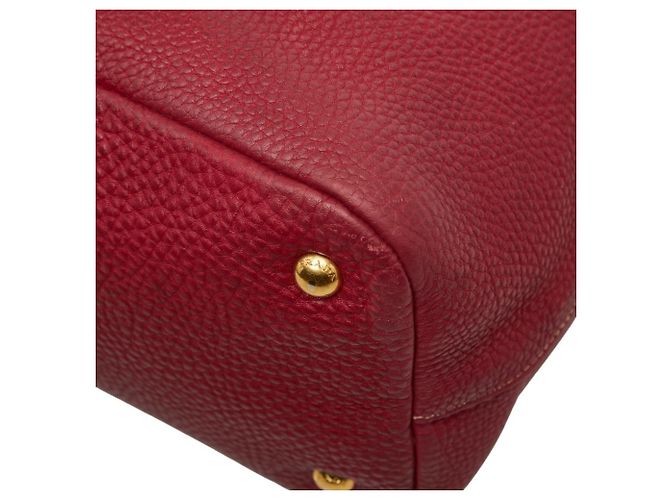 Tote e Borsa a Spalla in Pelle Rossa Prada Rosso - vista 6