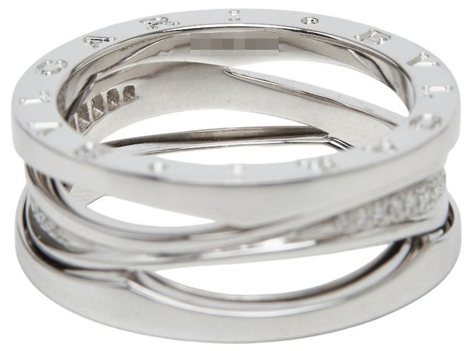 Bulgari Anello B-zero1 Legend in oro bianco 18K e diamante di Bvlgari - vista 8