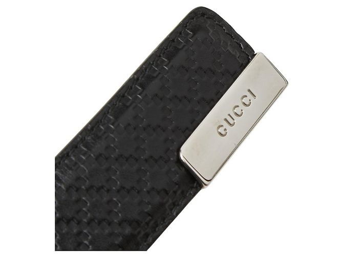 Cintura Gucci Diamante in pelle nera Nero - vista 8