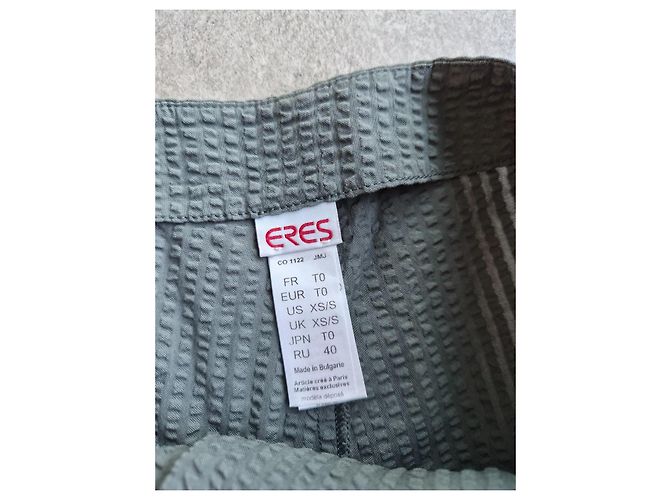 Shorts Eres de algodón gris texturizado - vista 3