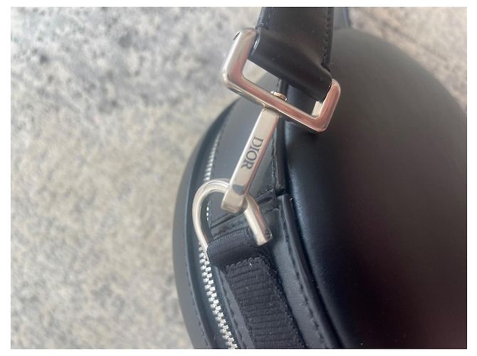 Dior x Stone Island Borsa a Tracolla Rotonda Edizione Limitata Nero - vista 5