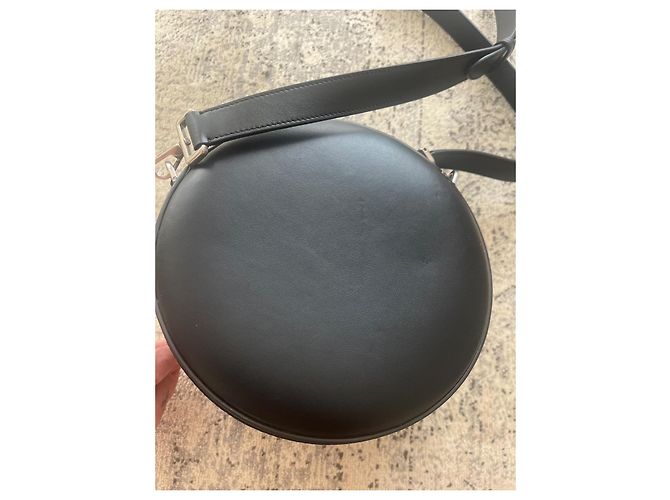 Dior x Stone Island Borsa a Tracolla Rotonda Edizione Limitata Nero - vista 6