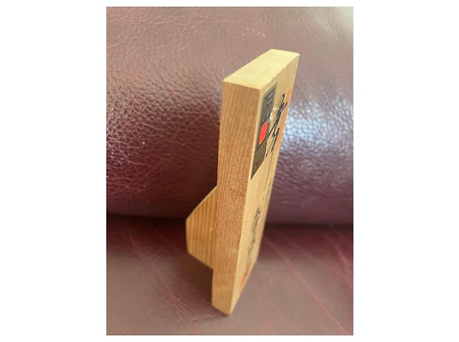 inconnue Caja de madera Hakata Ningyo - Certificado Oficial Castaño - vista 4