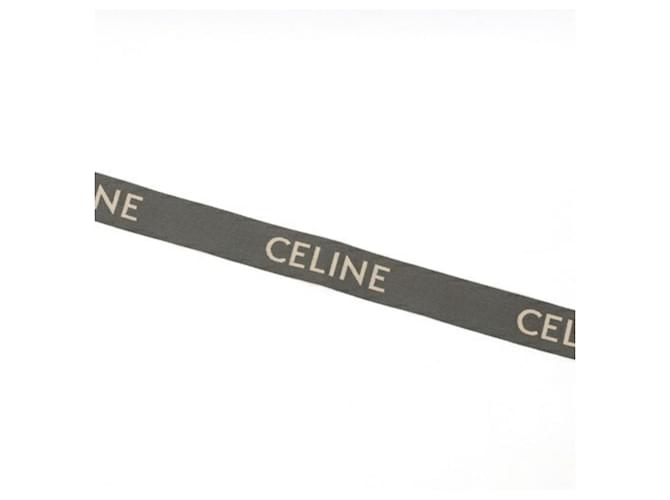 Céline Borsa a tracolla Celine Jacquard Long Strap Marrone Bianco - vista 2
