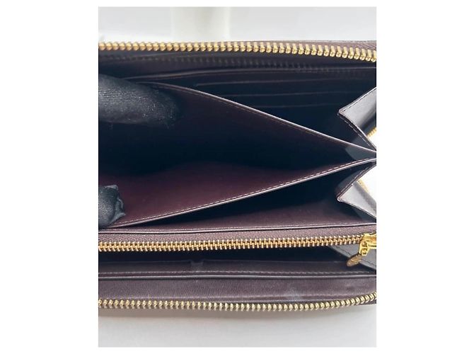 Louis Vuitton Zippy Wallet Monogram Vernis Amarante Burdeos - vista 12