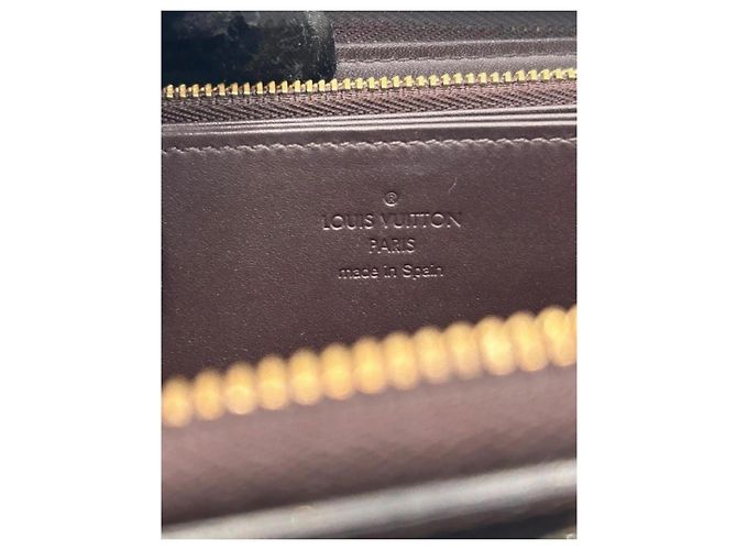 Louis Vuitton Zippy Wallet Monogram Vernis Amarante Burdeos - vista 15