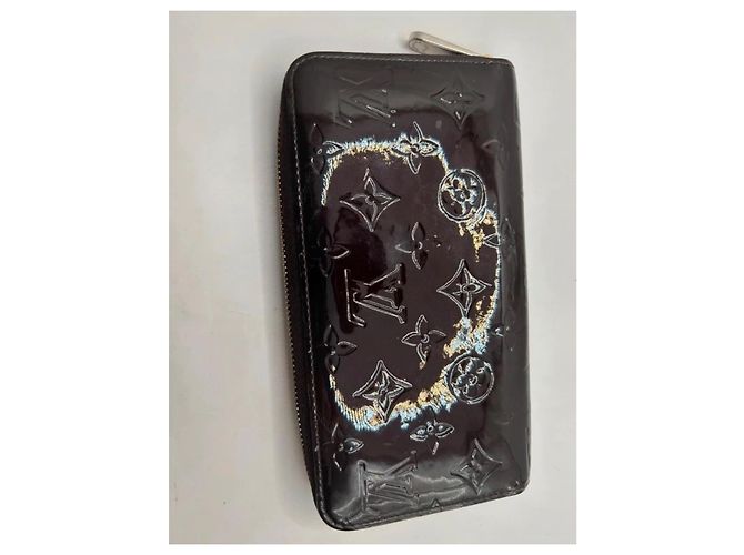 Louis Vuitton Zippy Wallet Monogram Vernis Amarante Burdeos - vista 16