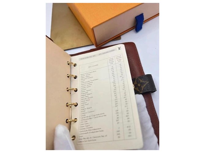 Louis Vuitton Funda de Agenda PM Lona Monogram Castaño Monograma - vista 10