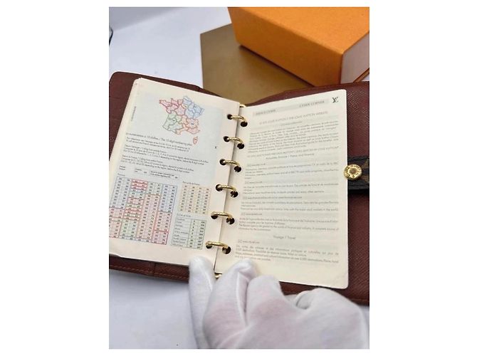 Louis Vuitton Funda de Agenda PM Lona Monogram Castaño Monograma - vista 13