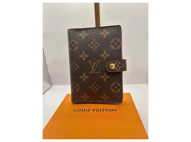 Louis Vuitton Funda de Agenda PM Lona Monogram Castaño Monograma - vista 2
