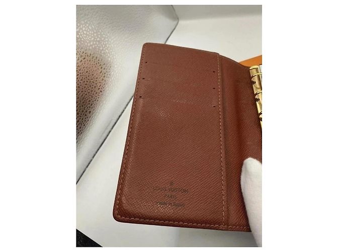 Louis Vuitton Funda de Agenda PM Lona Monogram Castaño Monograma - vista 4