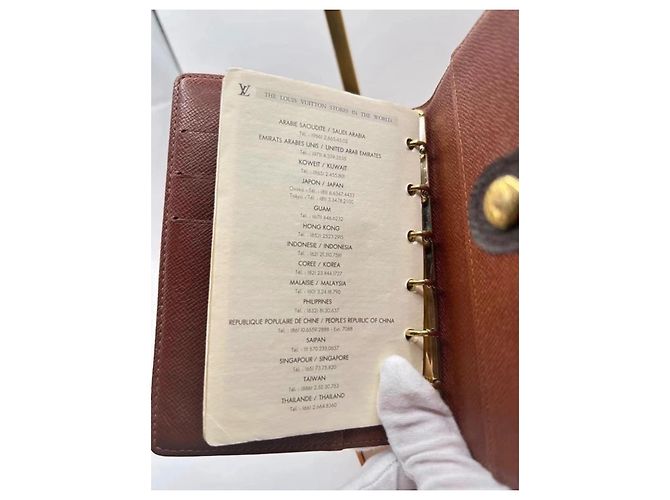 Louis Vuitton Funda de Agenda PM Lona Monogram Castaño Monograma - vista 8