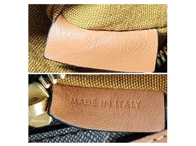 Céline Celine Triomphe Medium Vertical Cabas Tote - Braun/Schwarz Monogramm - Ansicht 2