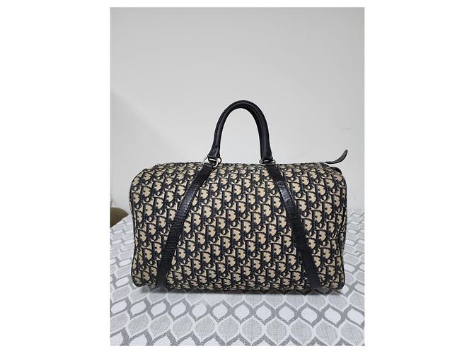 Borsa Christian Dior Trotter Nero/Beige - vista 13