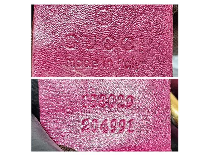 Gucci Guccissima Borsa Hobo Jackie in pelle Bordeaux - vista 2