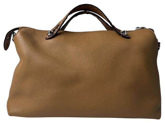 Borsa a 2 vie Fendi By The Way Large Selleria Marrone - vista 3