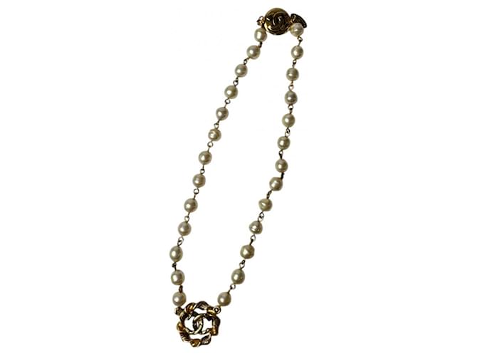 Chanel Coco Mark Perlenkette Golden - Ansicht 3