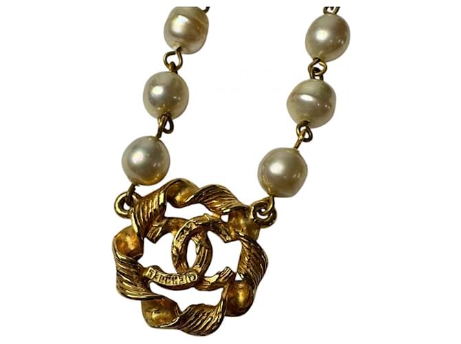 Chanel Coco Mark Perlenkette Golden - Ansicht 4
