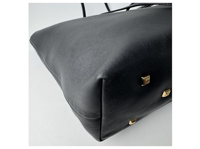 Borsa Tote Salvatore Ferragamo Gancini Nero - vista 11