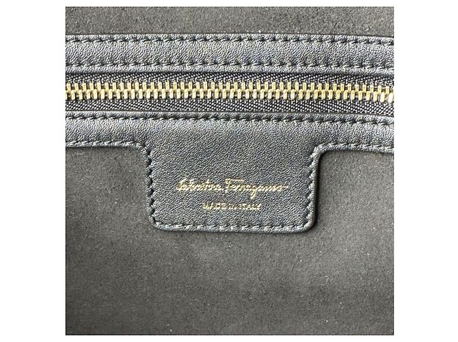 Borsa Tote Salvatore Ferragamo Gancini Nero - vista 9