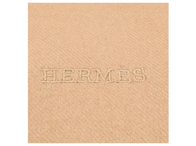 Hermès Stola in cashmere beige Hermes - vista 4