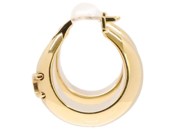 Céline Pendientes Triomphe Bold Hoop en oro Celine Dorado - vista 3