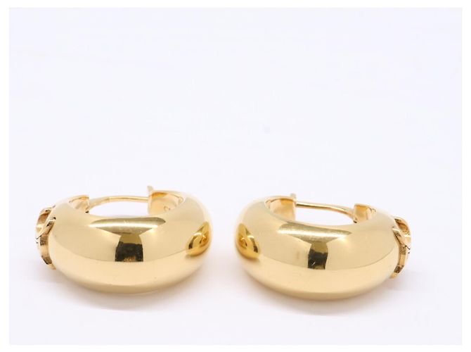 Céline Pendientes Triomphe Bold Hoop en oro Celine Dorado - vista 7
