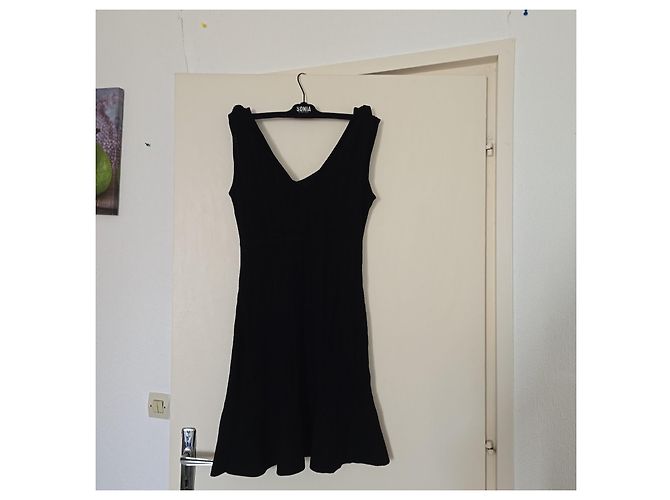 Sonia Rykiel schwarzes Strickkleid - Ansicht 2