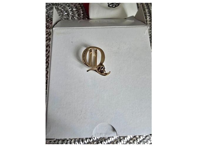 Pendente Alexander McQueen con Teschio color Oro D'oro - vista 6