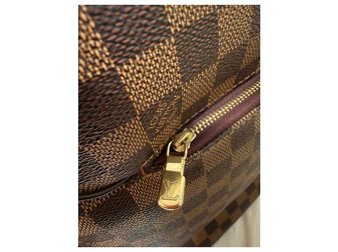 Louis Vuitton Borsa a Tracolla Damier Ebene Marrone - vista 11
