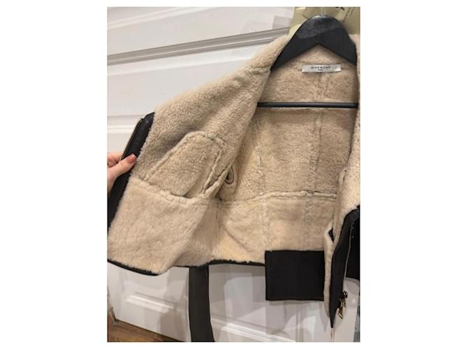 Givenchy Leder-Aviatorjacke Braun - Ansicht 5