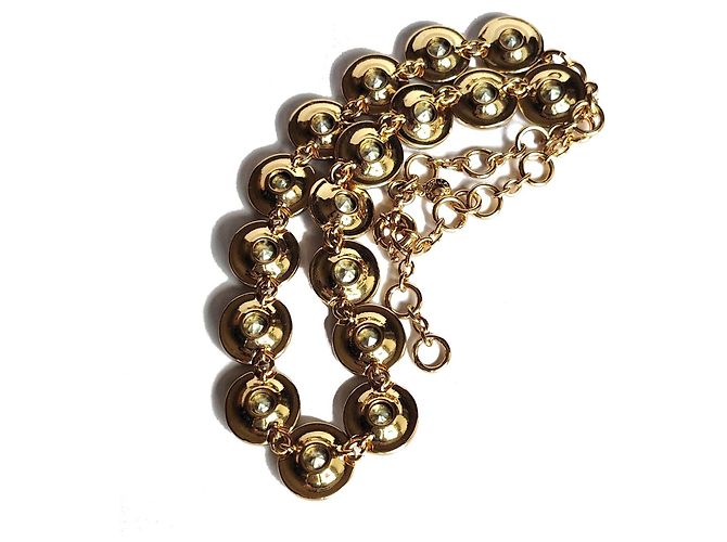 Collana Statement J.Crew Smalto Blu e Cristalli Tono Oro D'oro - vista 7