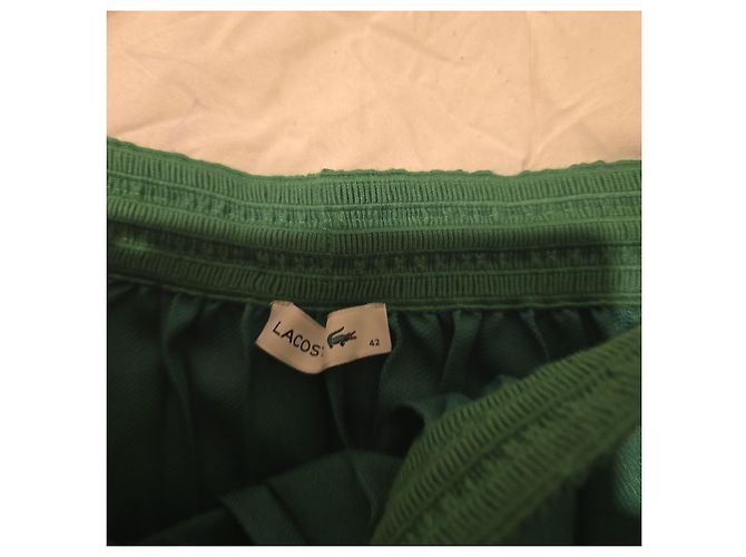 Lacoste Falda plisada verde - vista 6