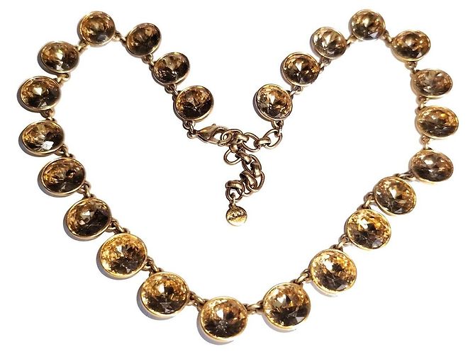 Autre Marque Collar Stella & Dot Cristales Dorados - vista 2